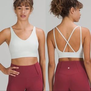 Lululemon In Alignment Longline Bra 
Light Support, Size 10